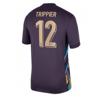 Camiseta Inglaterra Kieran Trippier #12 Segunda Equipación Replica Eurocopa 2024 mangas cortas